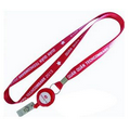 Custom Lanyards with Badge Reel, Silk Screen Method